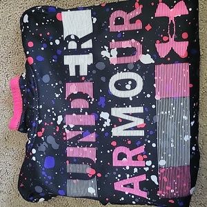 UA sweatshirt splatter painted